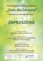 KGW &bdquo;Ziołowe Babki&rdquo; z I miejscem w wojew&oacute;dztwie opolskim w konkursie &bdquo;Zioła dla Zdrowia&rdquo;!